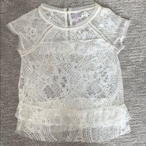 Lace Target top